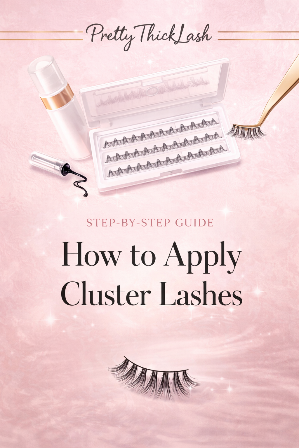 How To Apply Cluster Lashes